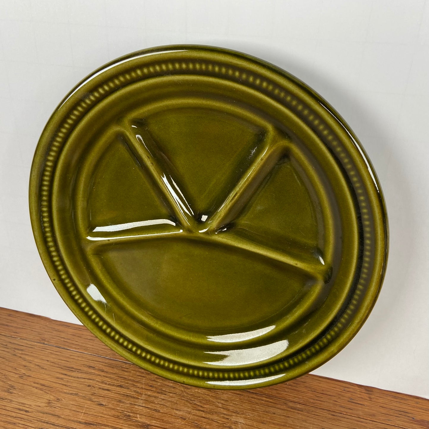 Vintage gourmet borden groen