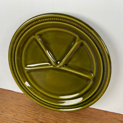 Vintage gourmet borden groen