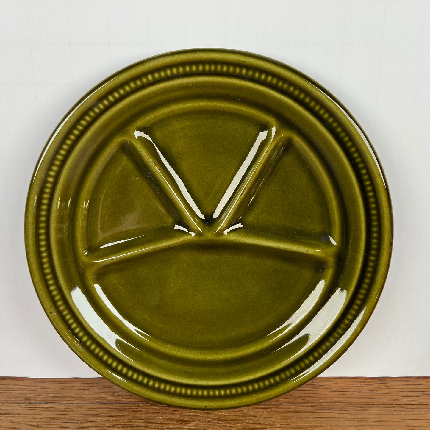 Vintage gourmet borden groen