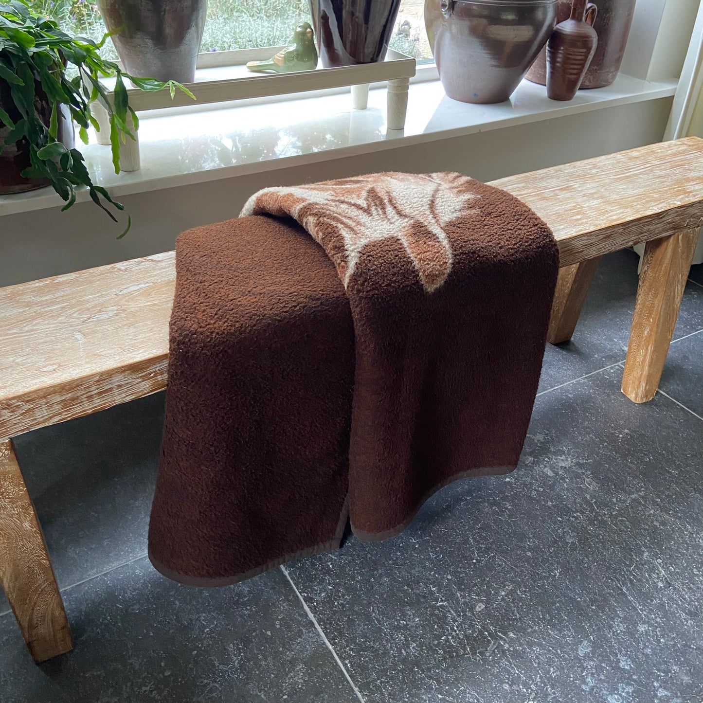 Vintage deken paarden