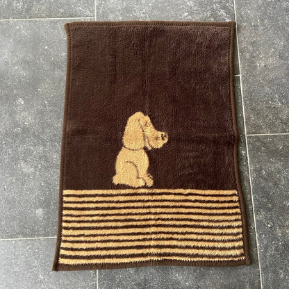 Vintage baby deken hond
