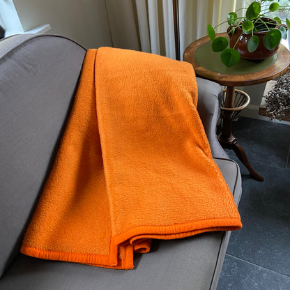 Vintage oranje deken Acryl