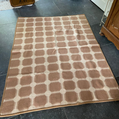 Vintage deken Dralon creme