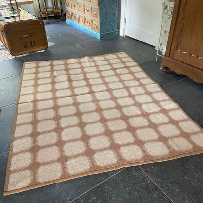 Vintage deken Dralon creme