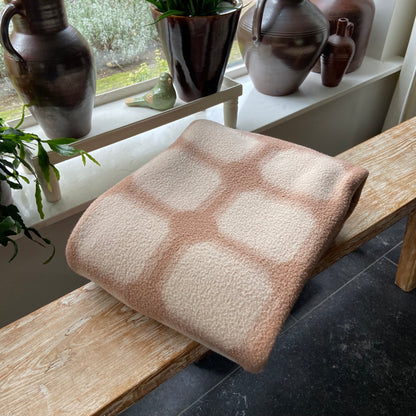 Vintage deken Dralon creme