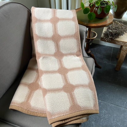 Vintage deken Dralon creme