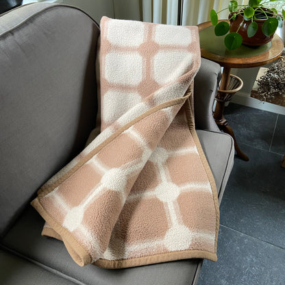 Vintage deken Dralon creme