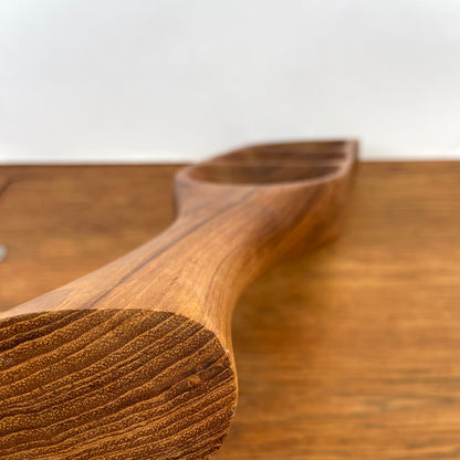 Vintage houten snackschaal