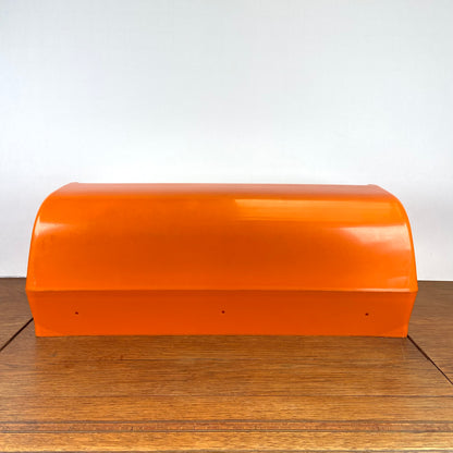 Vintage oranje broodtrommel