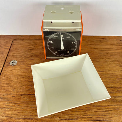 Vintage keuken weegschaal oranje