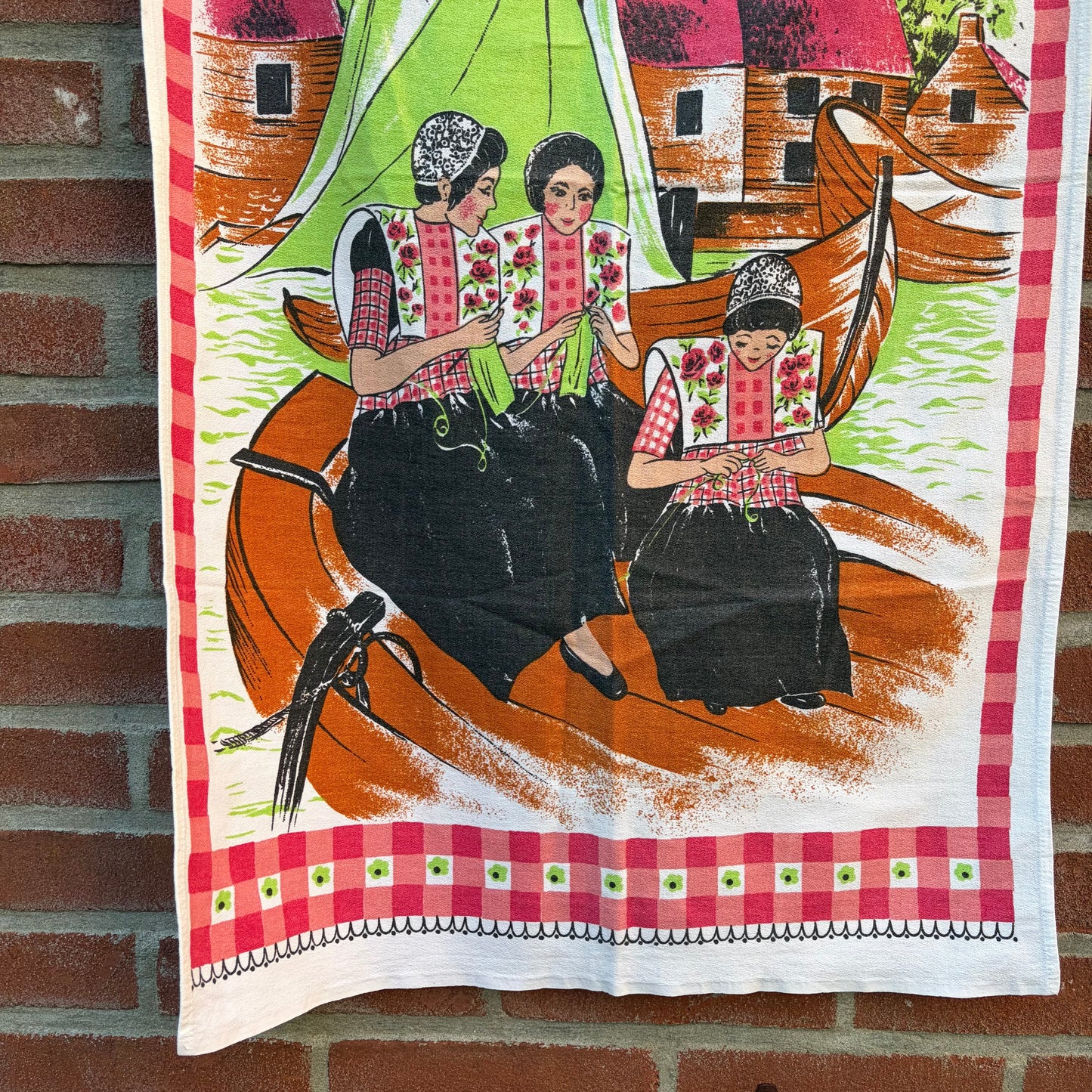 Vintage overhanddoek Spakenburg