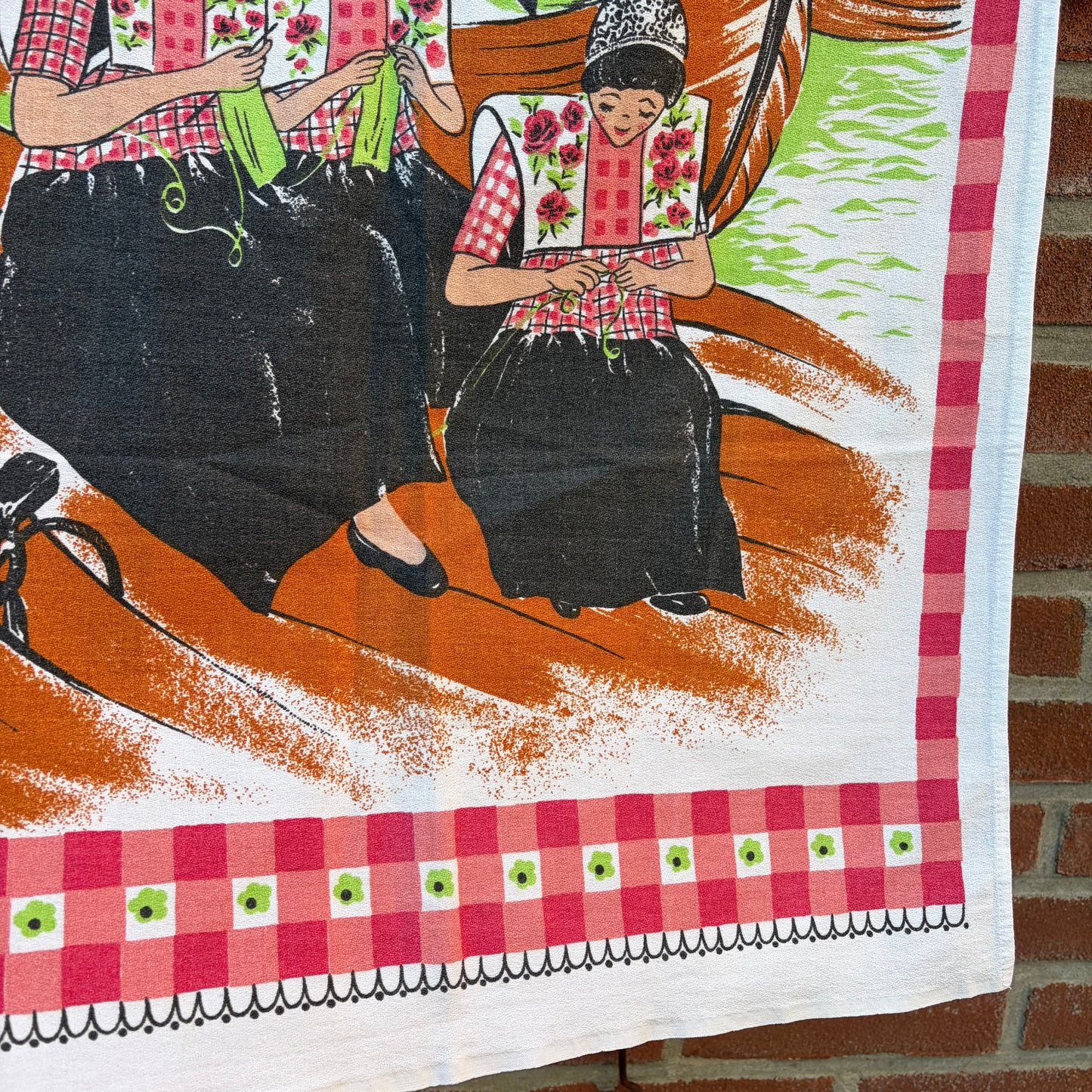 Vintage overhanddoek Spakenburg