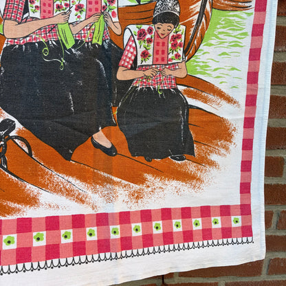 Vintage overhanddoek Spakenburg