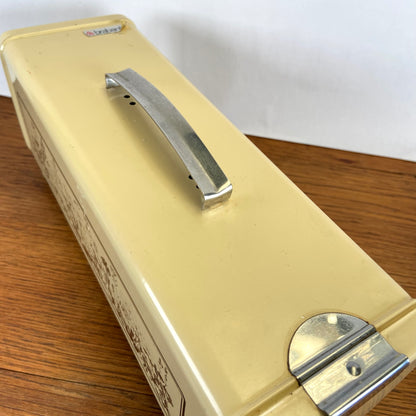 Vintage Brabantia ontbijtkoekblik wilde bloemen