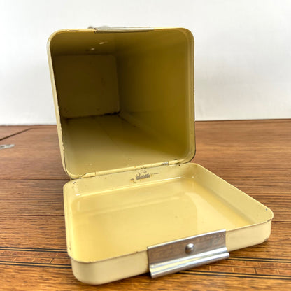 Vintage Brabantia ontbijtkoekblik wilde bloemen
