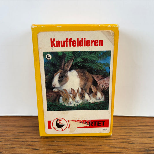 Vintage Raaf kwartetspel Knuffeldieren