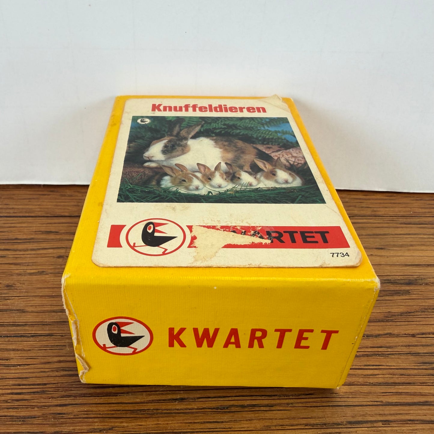 Vintage Raaf kwartetspel Knuffeldieren