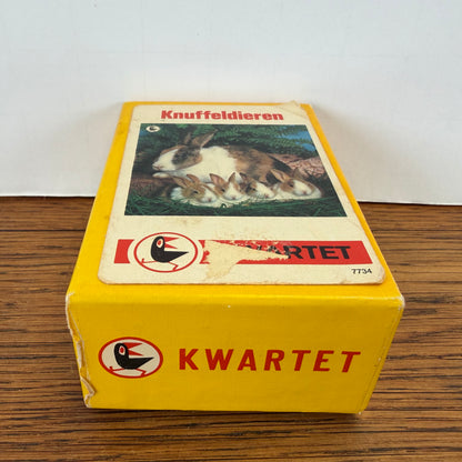 Vintage Raaf kwartetspel Knuffeldieren