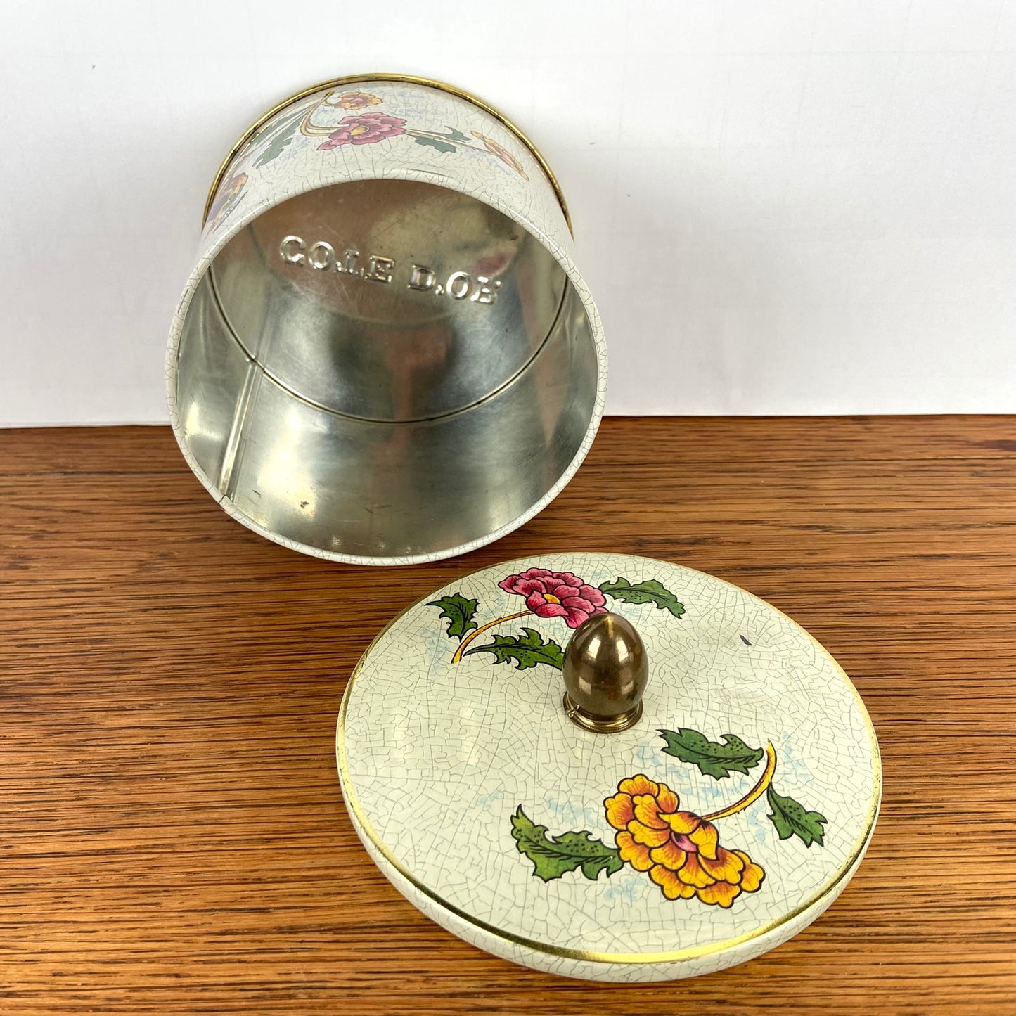Vintage Cote dÓr blikje paradijsvogel