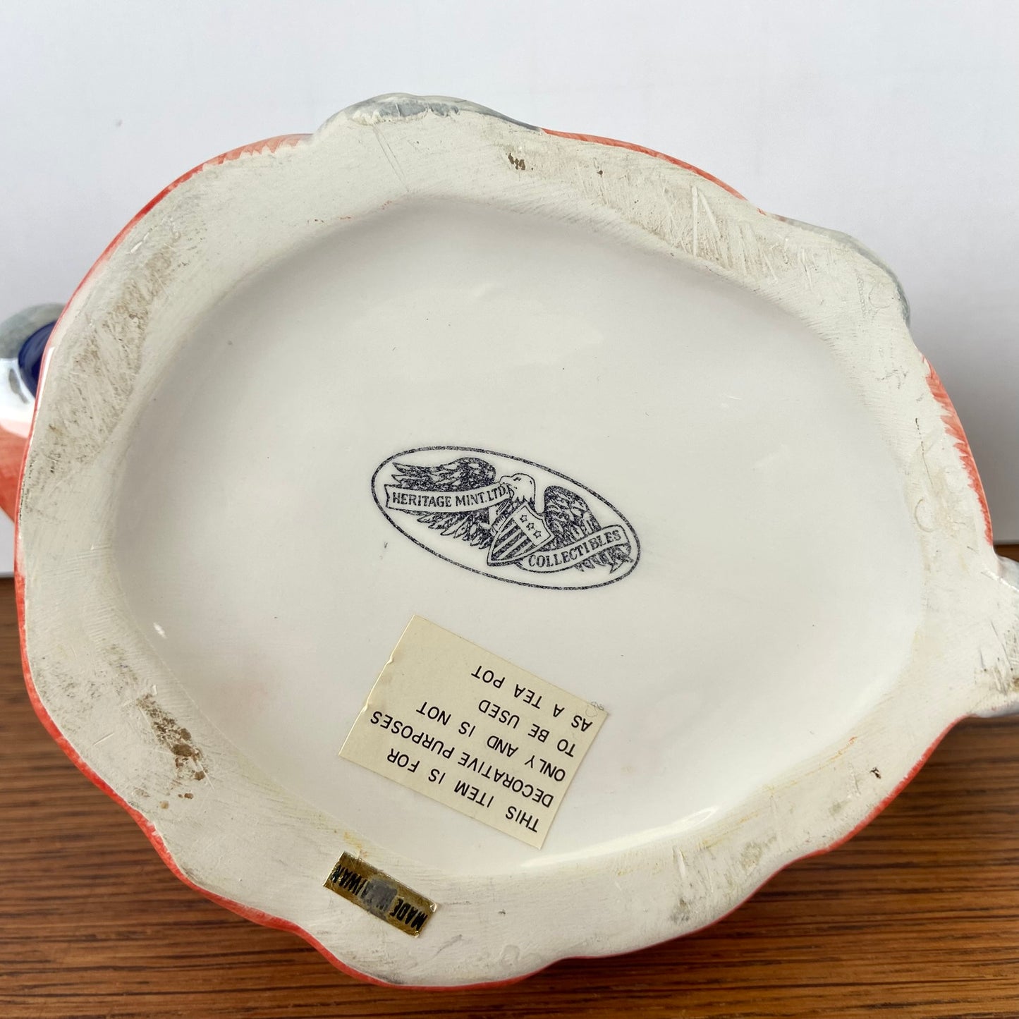 Vintage theepot kat Heritage Mint