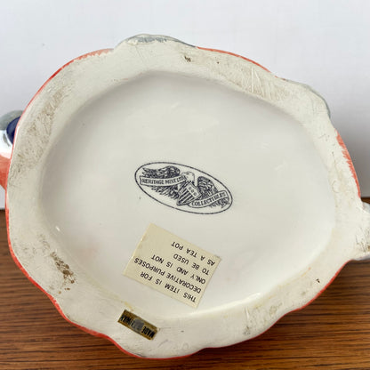 Vintage theepot kat Heritage Mint