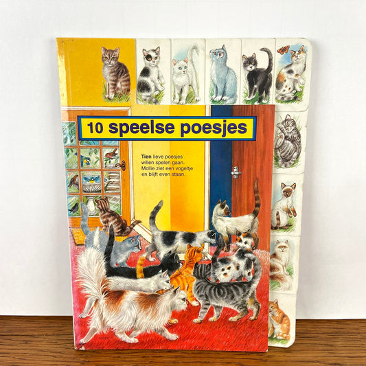 Vintage boek 10 speelse poesjes