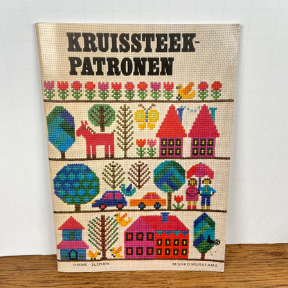 Vintage boek kruissteekpatronen