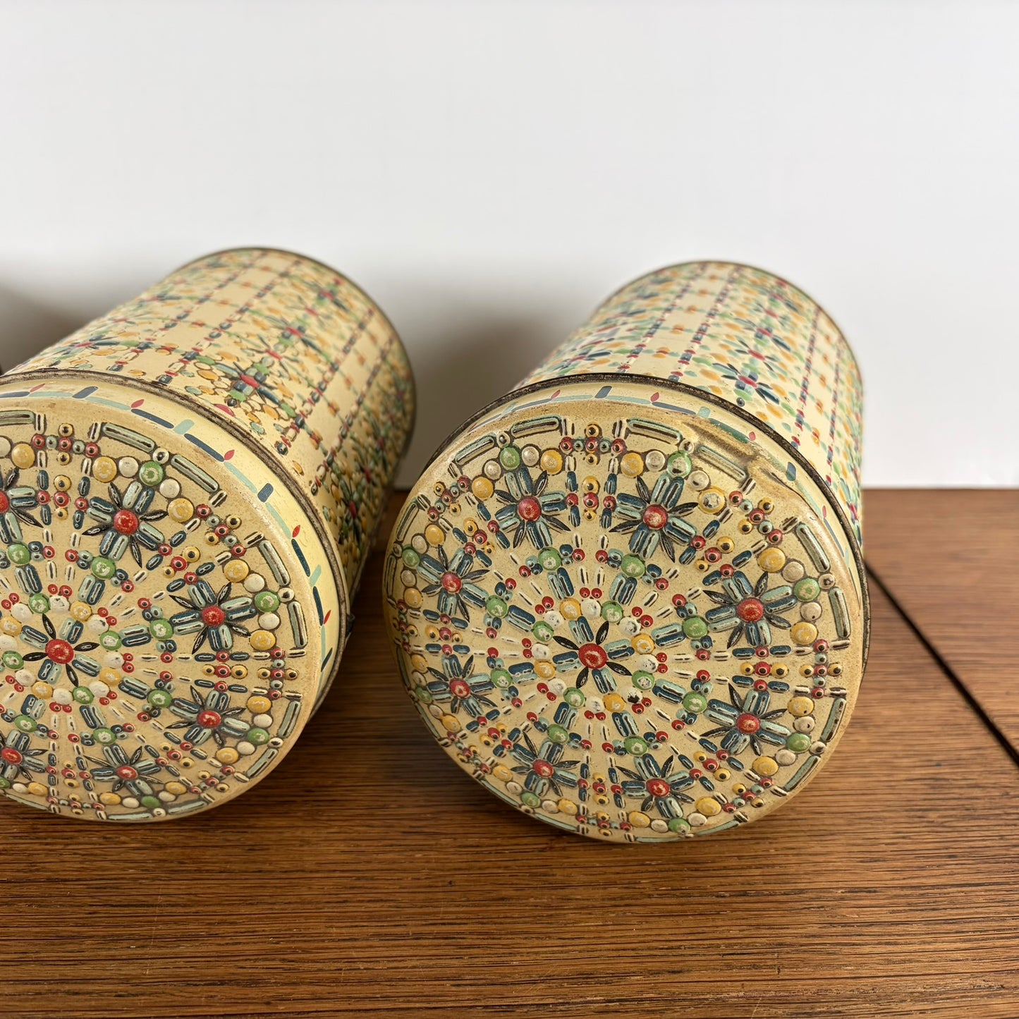 Set van 3 vintage blikken