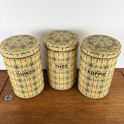 Set van 3 vintage blikken