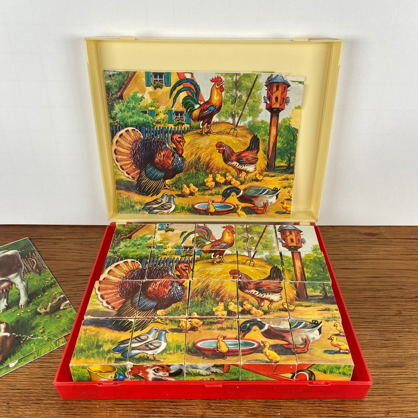 Grote vintage blokkenpuzzel