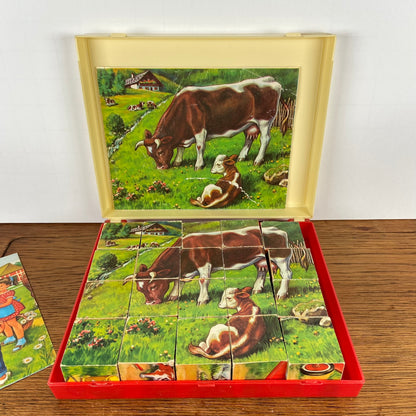 Grote vintage blokkenpuzzel