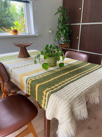 Vintage rieten fruitschaal