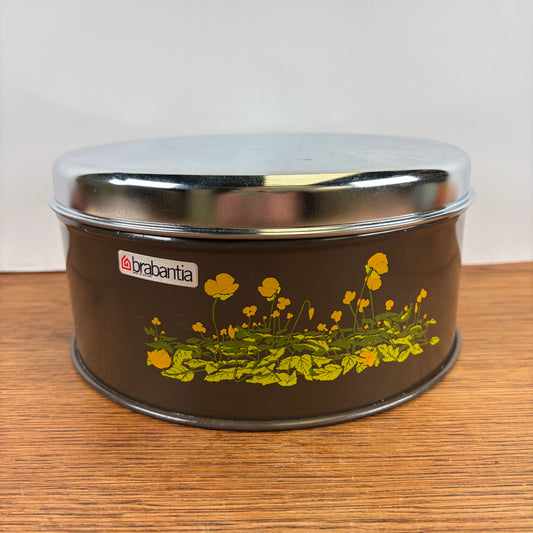 Vintage Brabantia koektrommel boterbloem