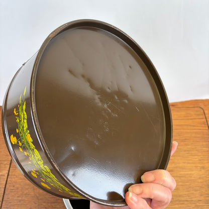 Vintage Brabantia koektrommel boterbloem
