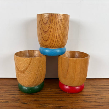 Vintage eierdopjes gezichtjes