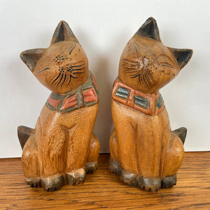 Vintage houten kattenstel