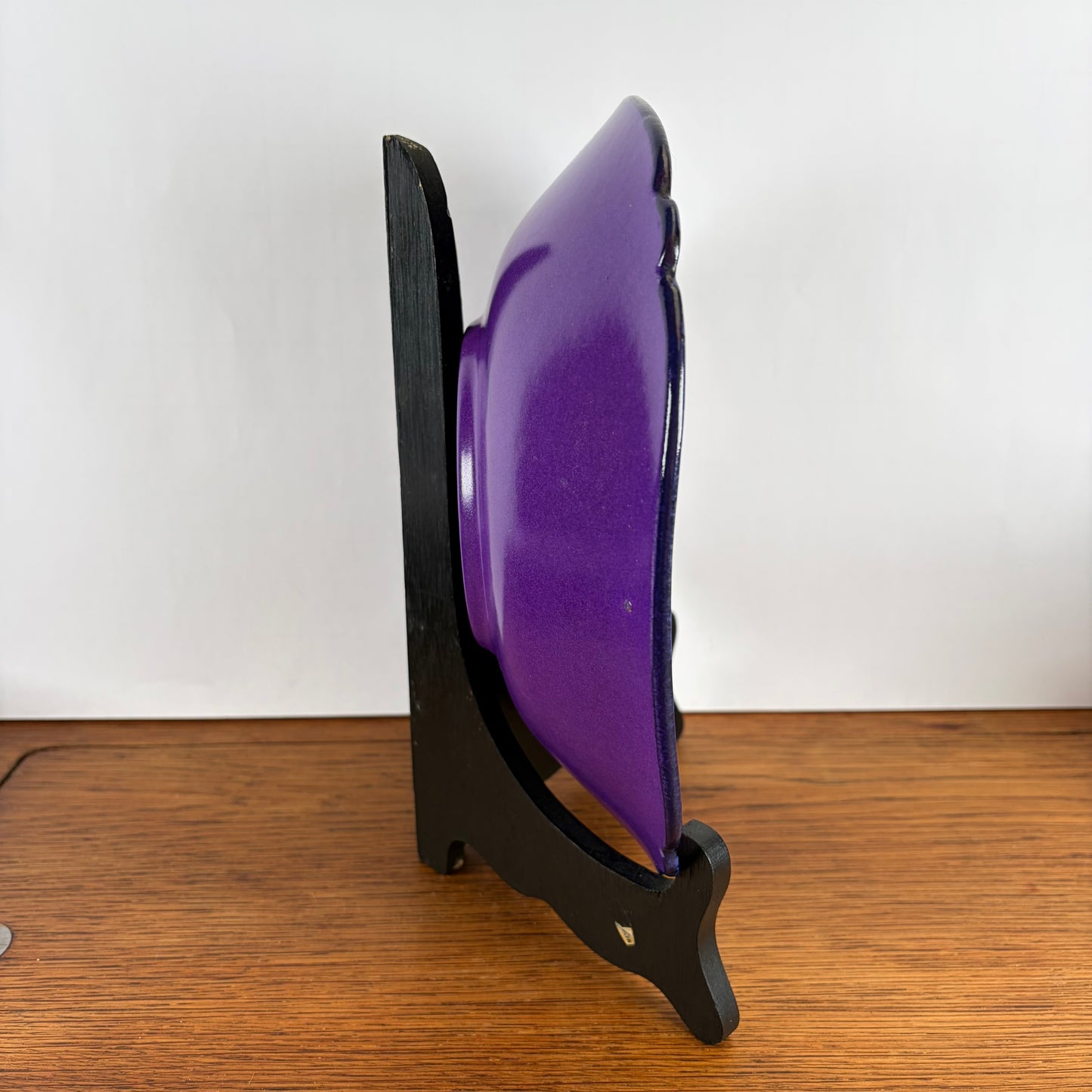 Vintage Lila Flora Holland schaal “vierkant”