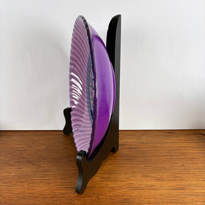 Vintage Lila Flora Holland schaal “rond”