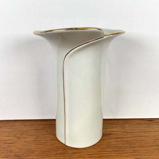Vintage witte vaas