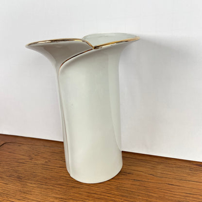 Vintage witte vaas