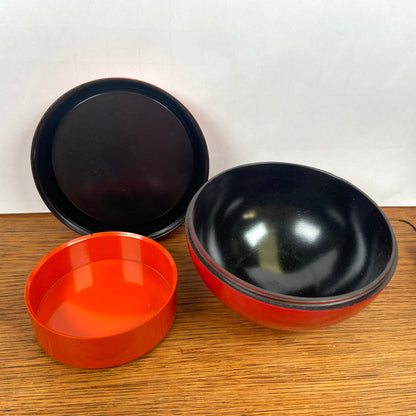 Vintage Space Age Spiegel bol
