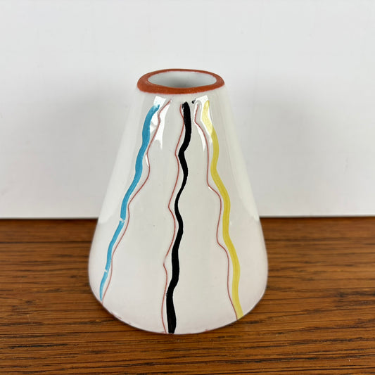 Vintage vaasje strepen