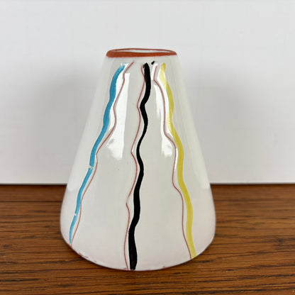 Vintage vaasje strepen