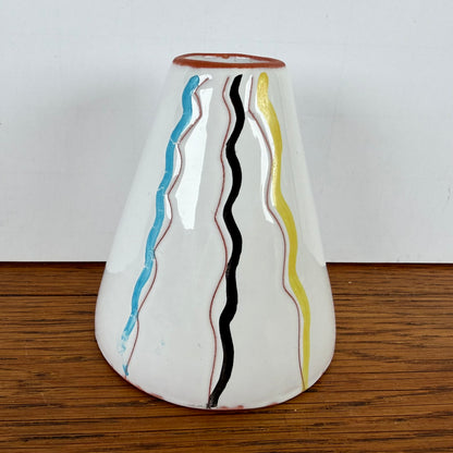 Vintage vaasje strepen