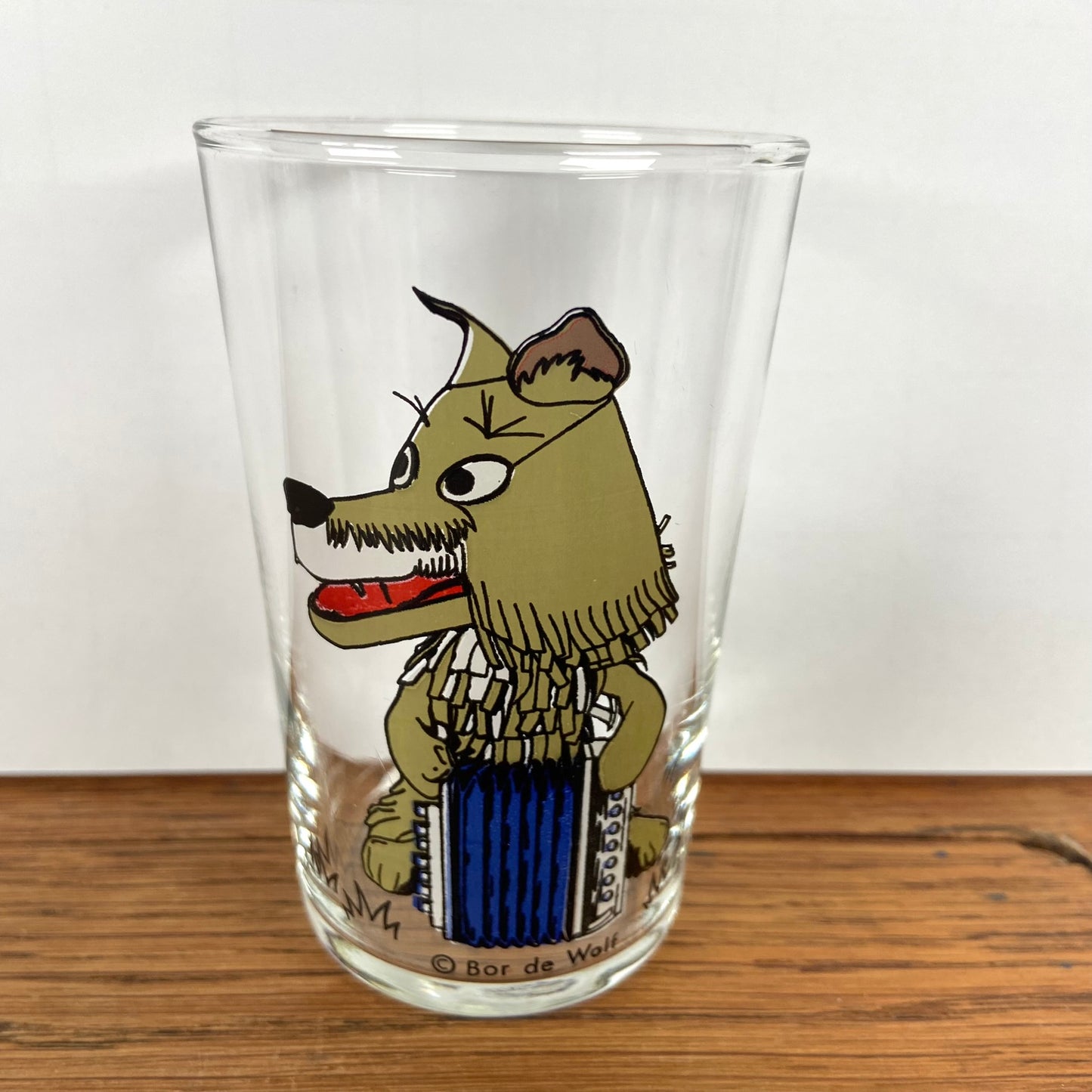 Vintage glas Fabeltjeskrant