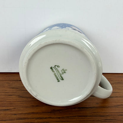 Vintage mok met sneeuwpop