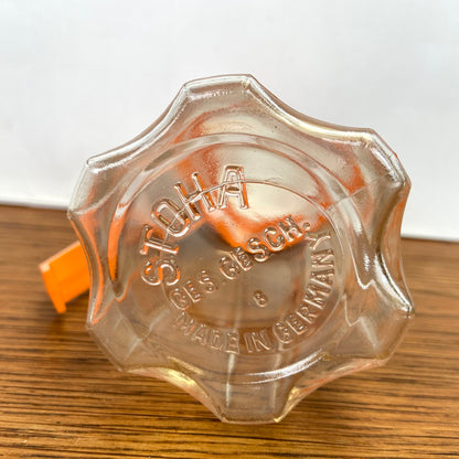 Vintage oranje suikerstrooier