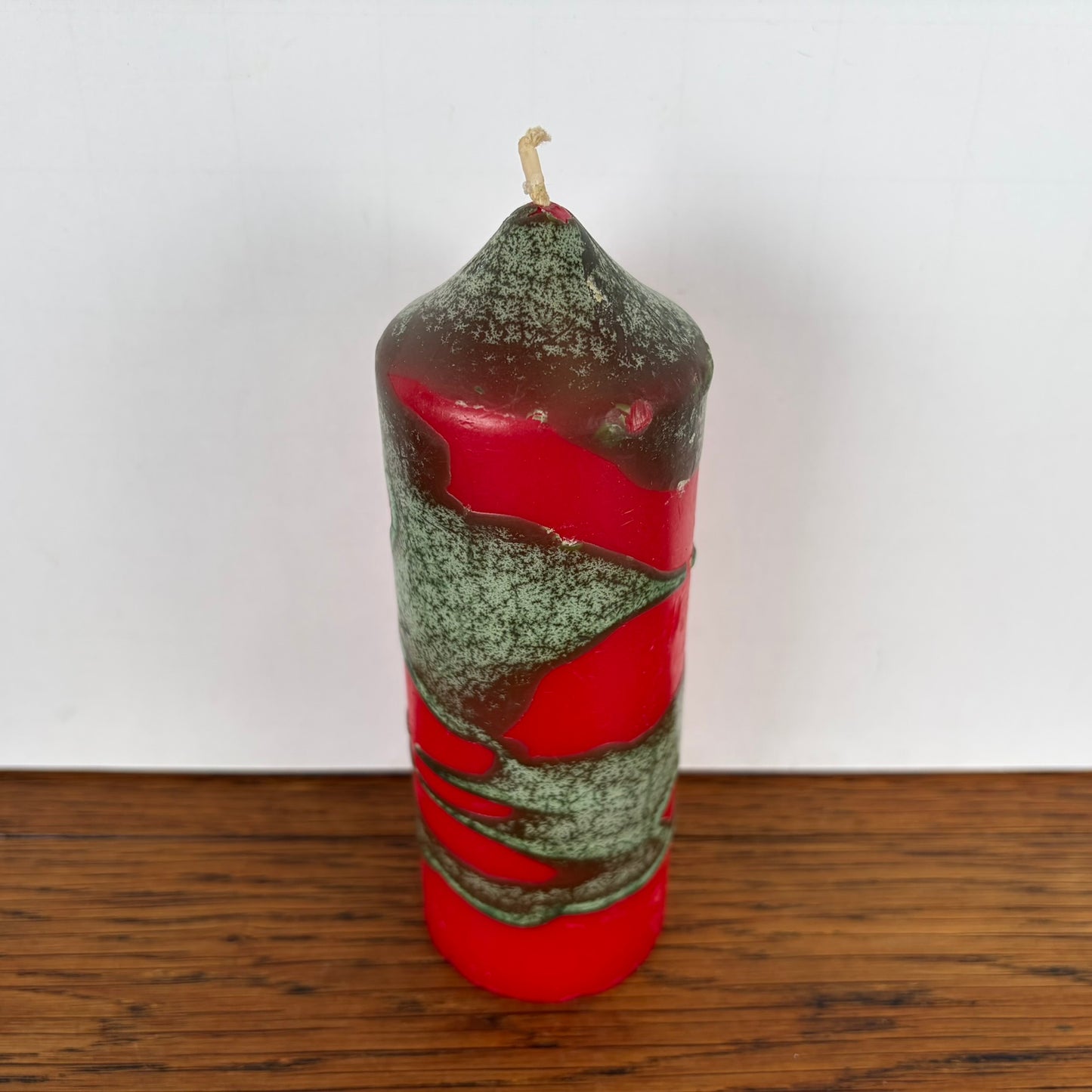 Vintage rode "fatlava" kaars