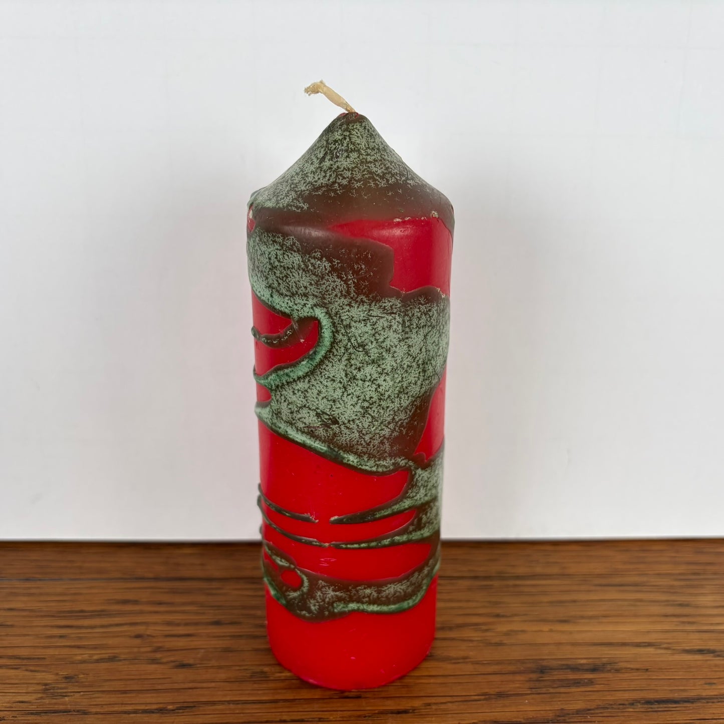 Vintage rode "fatlava" kaars