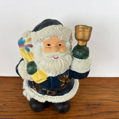 Vintage kerstman voor waxinelichtje